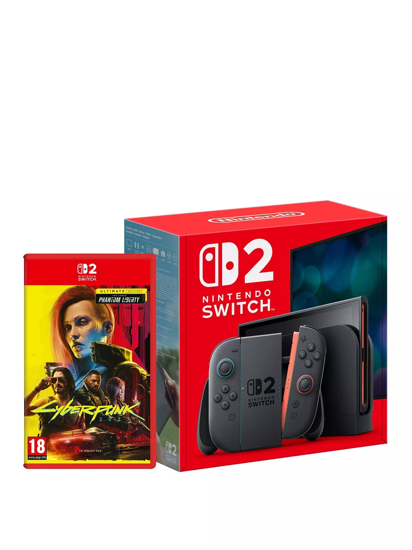 Nintendo Switch 2 Console and Cyberpunk 2077